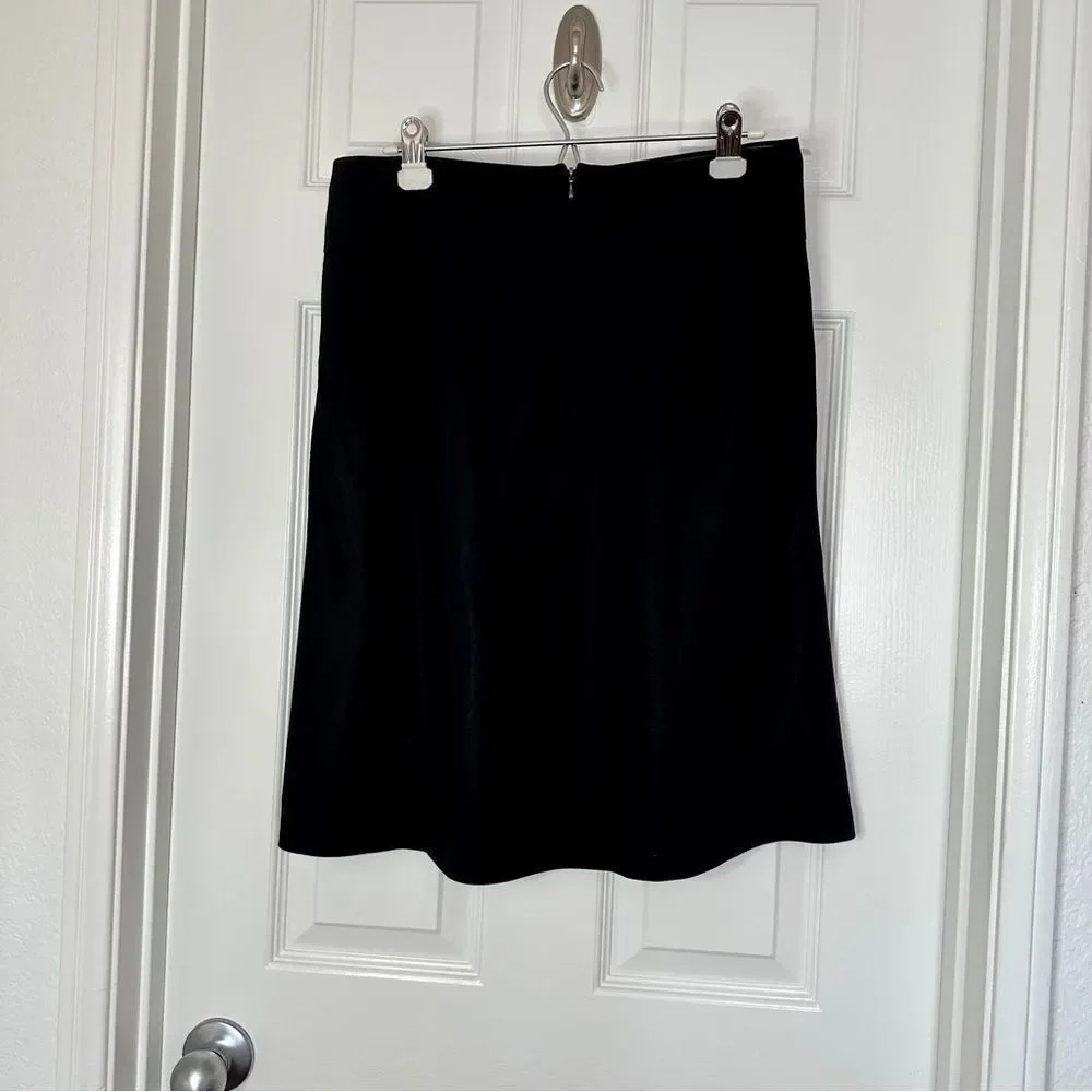 Banana Republic Women’s Black Lined Professional Work Skirt - Picture 5 of 10